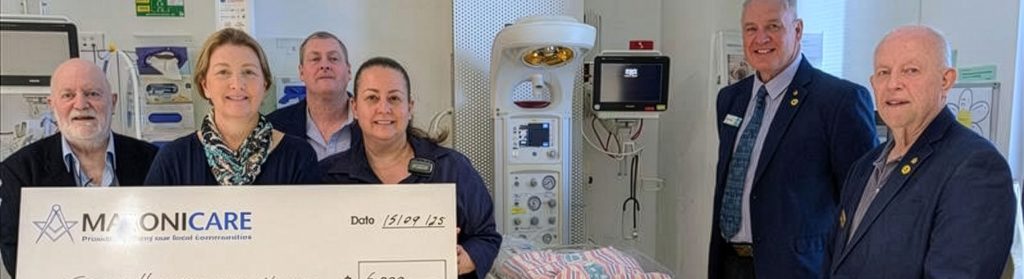 The Central Coast Lodge raised $10,000 for Business with a Heart