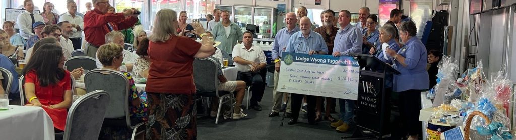 Freemasons raise $12,880 for Central Coast Kids in Need